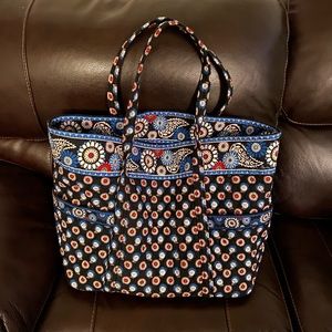 Vera Bradley XL Tote Bag Night Owl